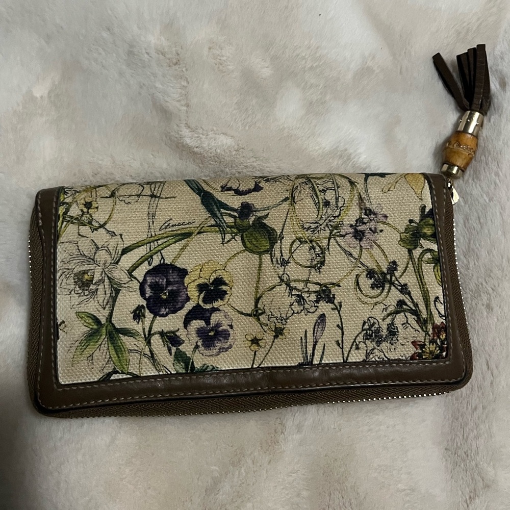 Gucci Flora bamboo Wallet